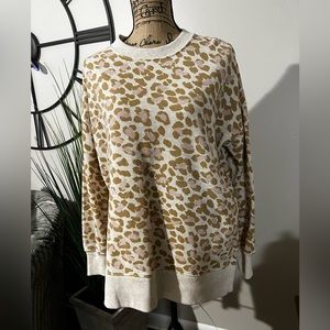 Light leopard sweatshirt